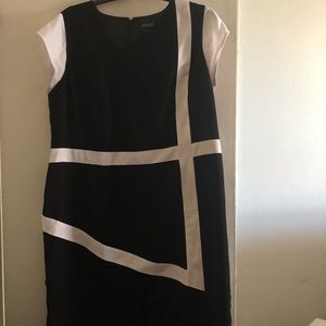Black and white dress